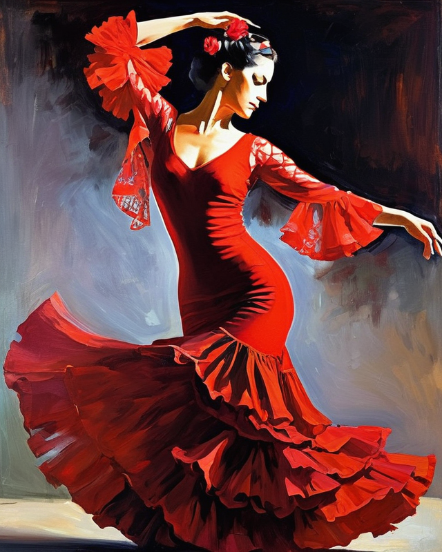 Image of a Flamenco dancer