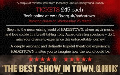 Hadestown – Thursday 8th October 2026